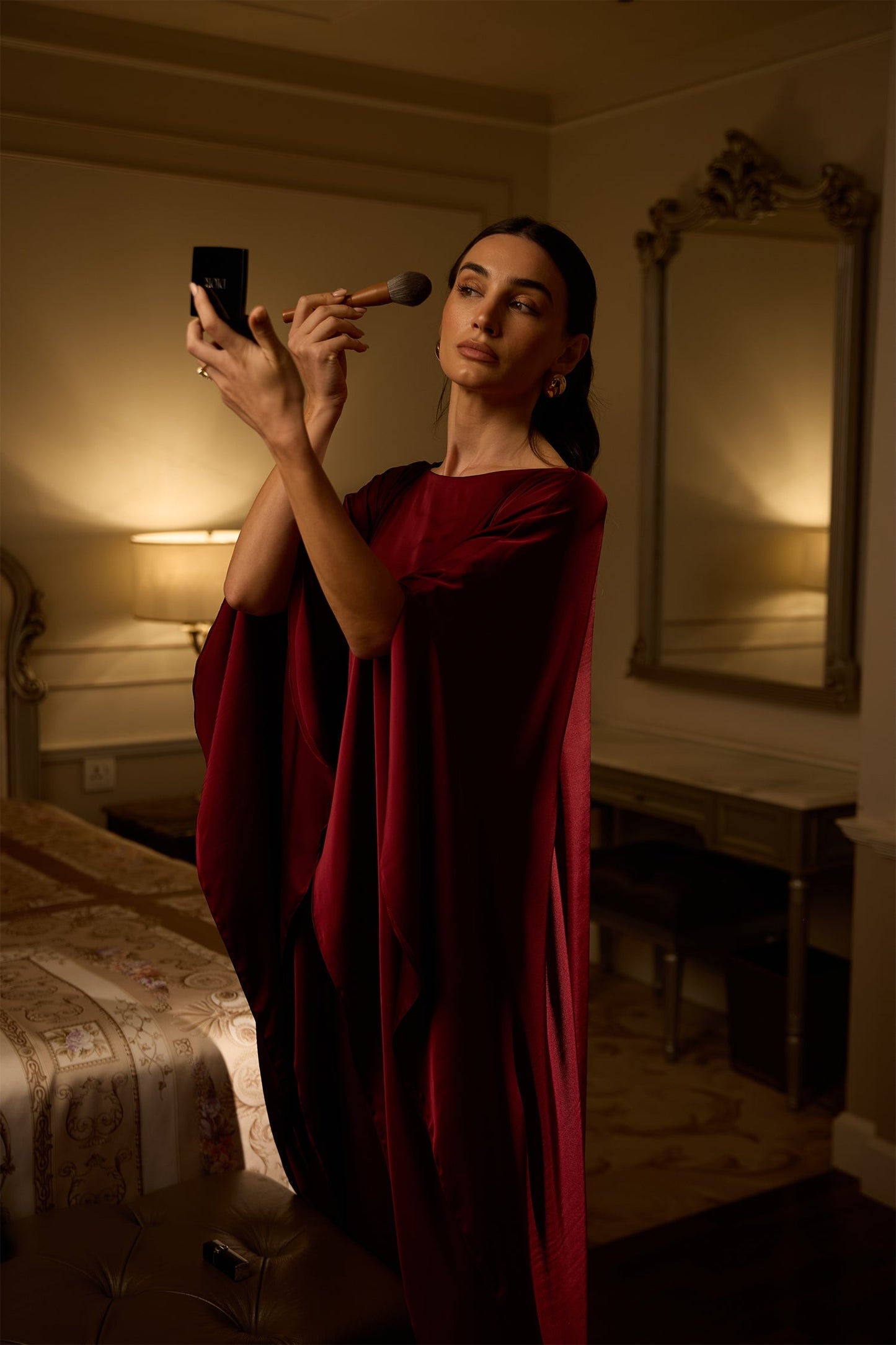 Burgundy Grace Kaftan