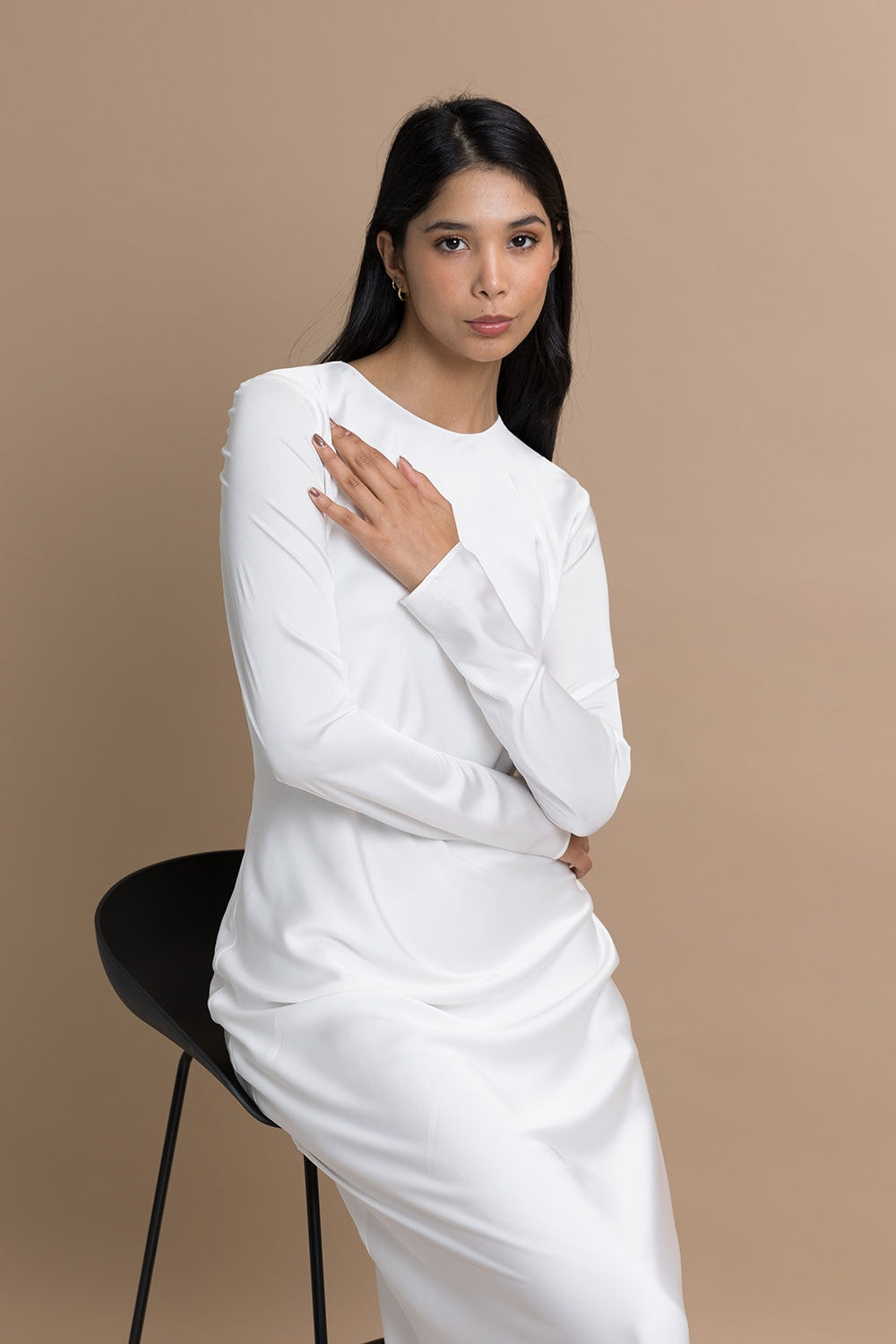 Creme Rima Maxi Dress