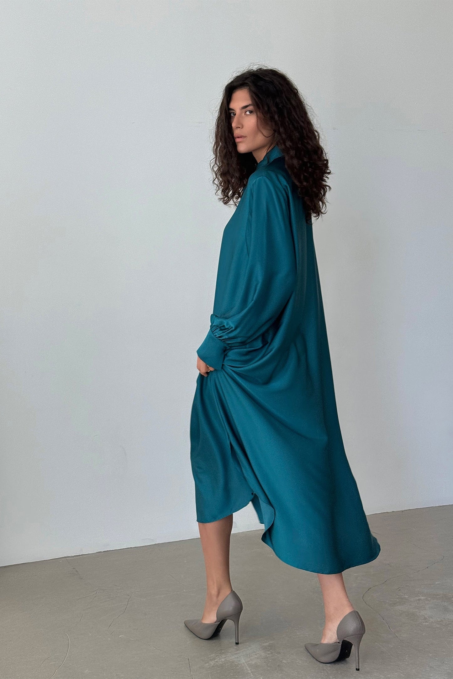 Dark Green Nigora Dress