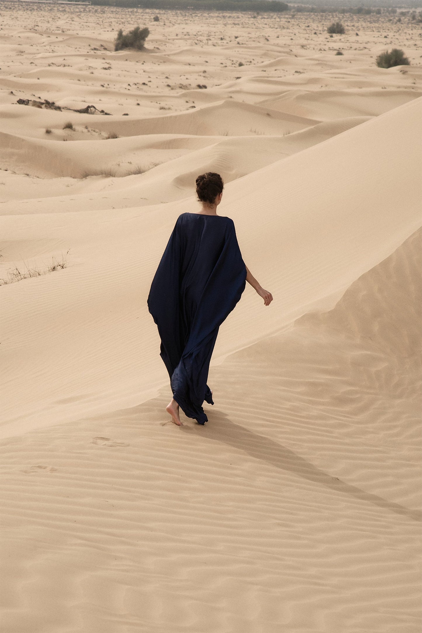 Navy Blue Grace Kaftan