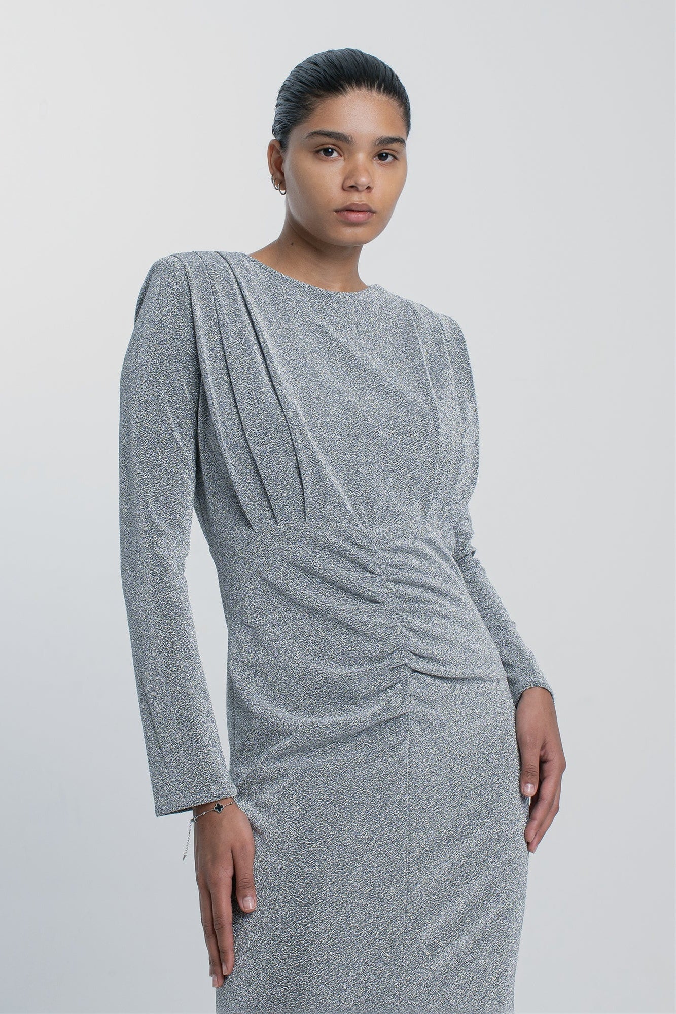 Silver Marble Dress