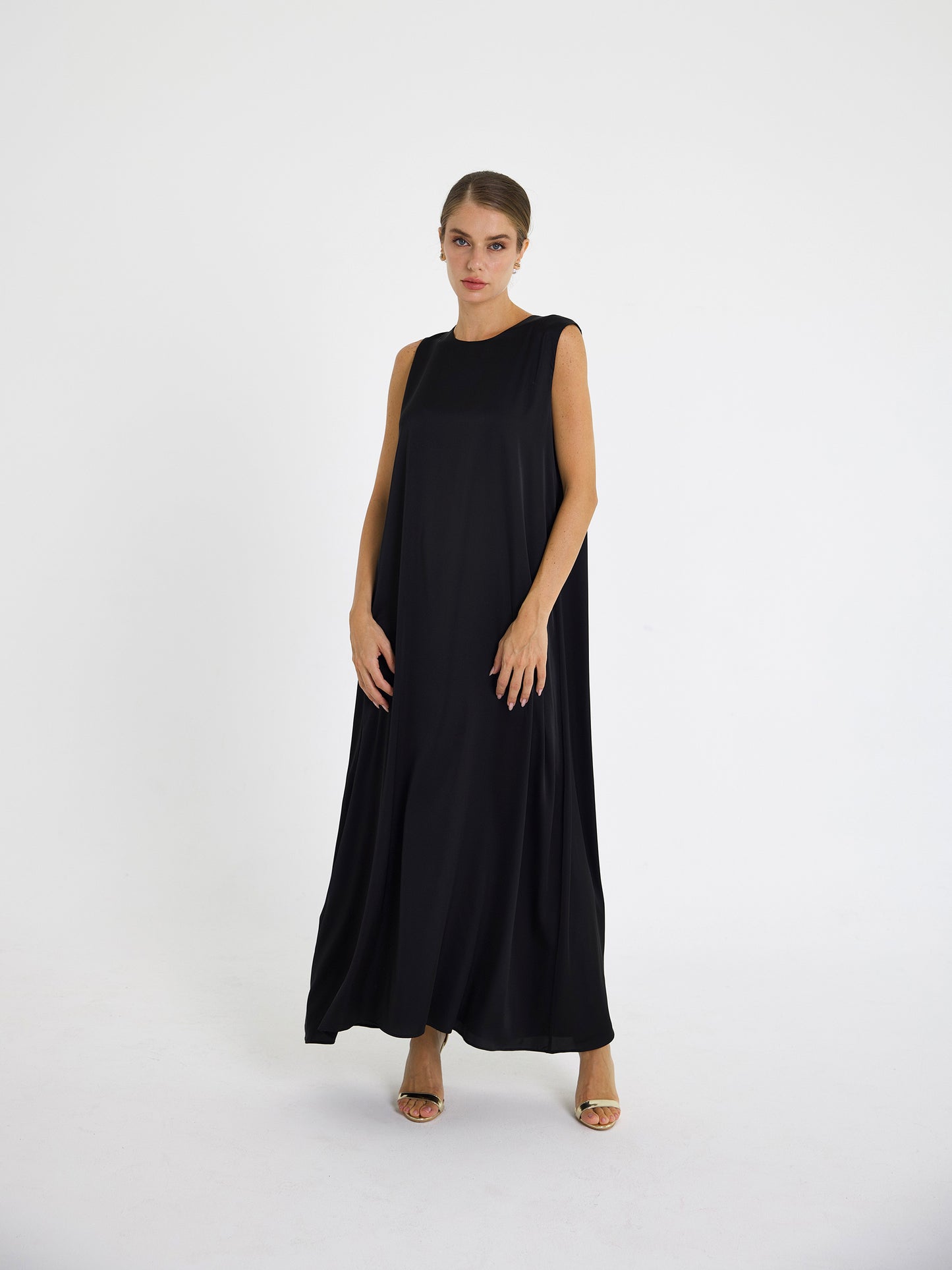 Black Dana Wide Dress Set