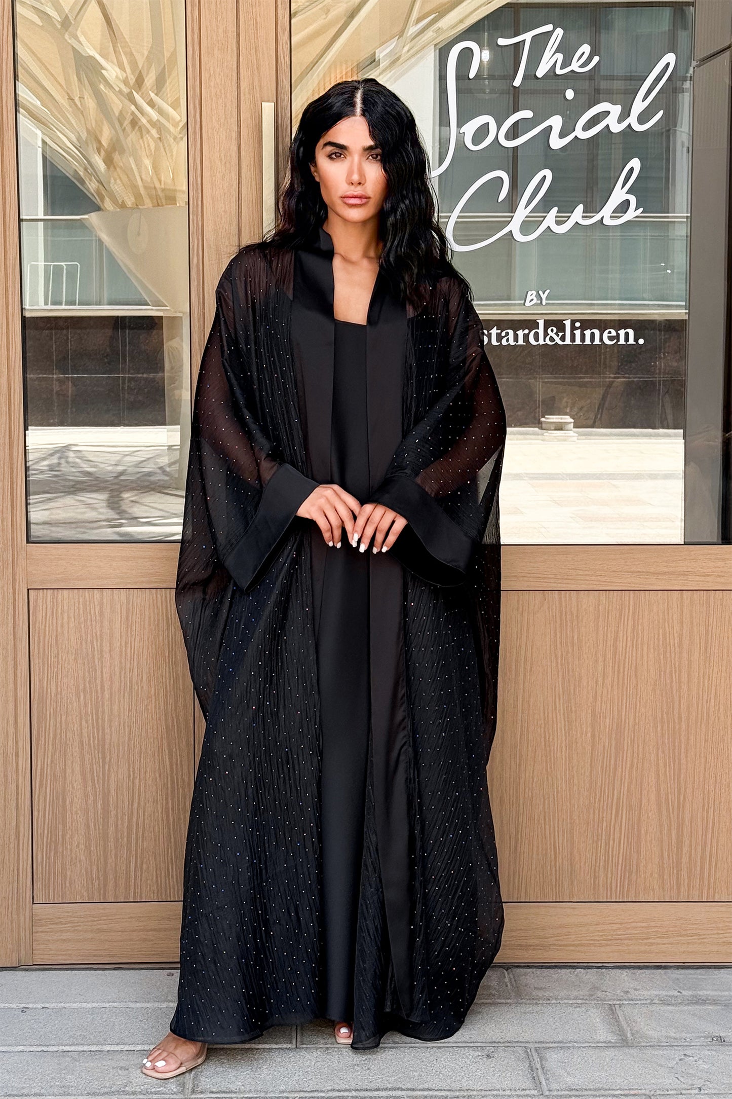 Black Blink Abaya