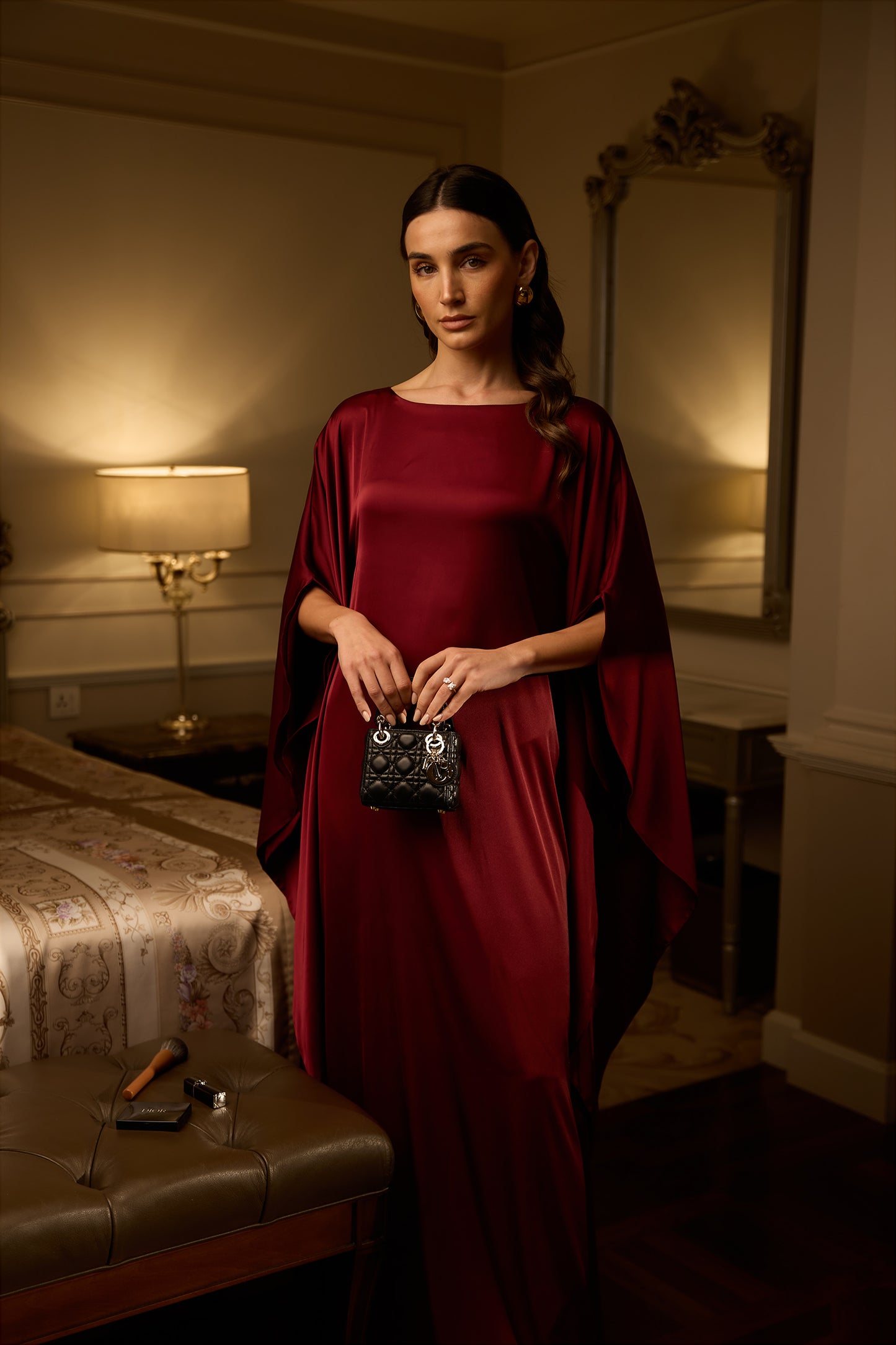 Burgundy Grace Kaftan