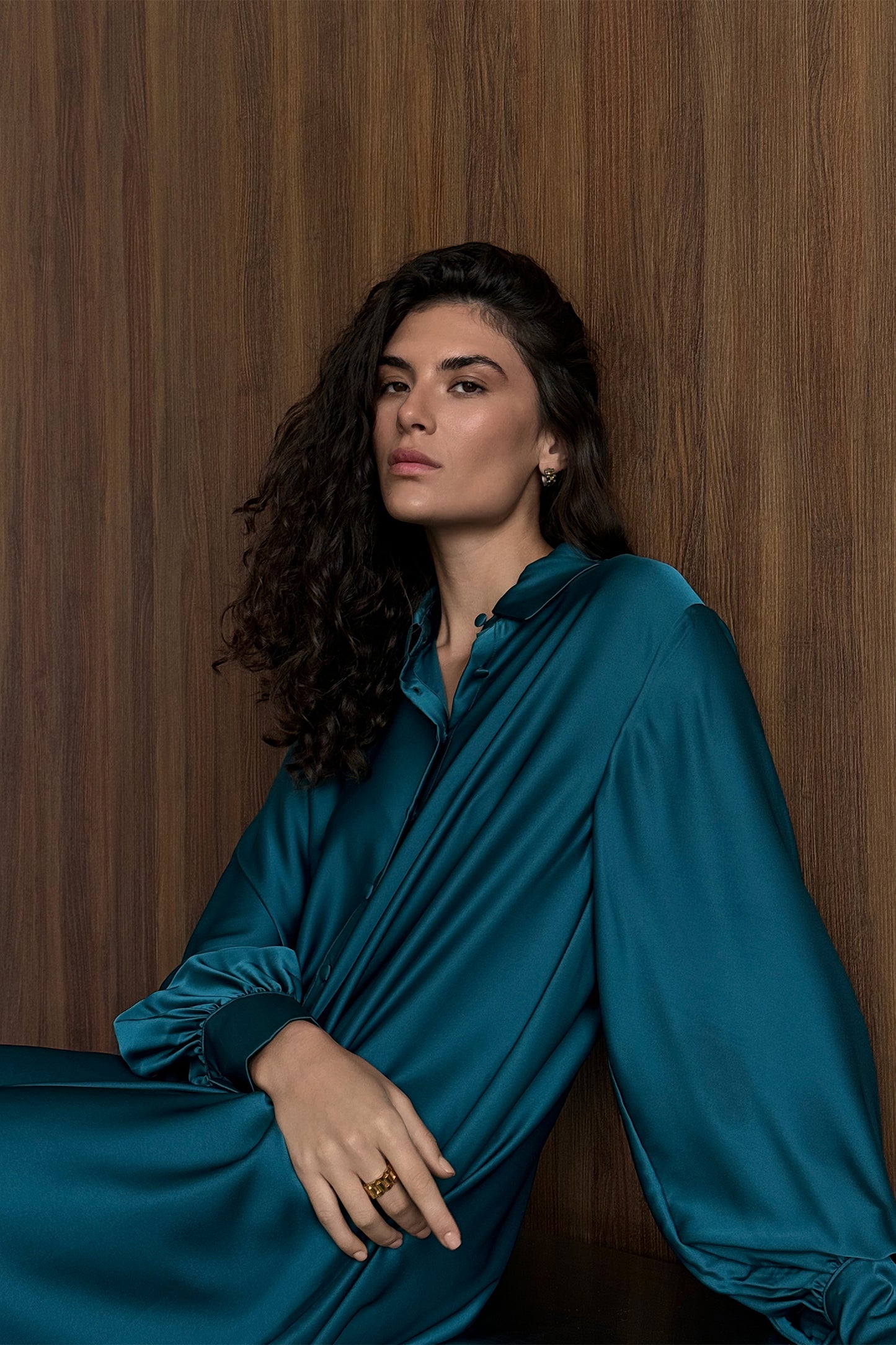 Dark Green Nigora Dress