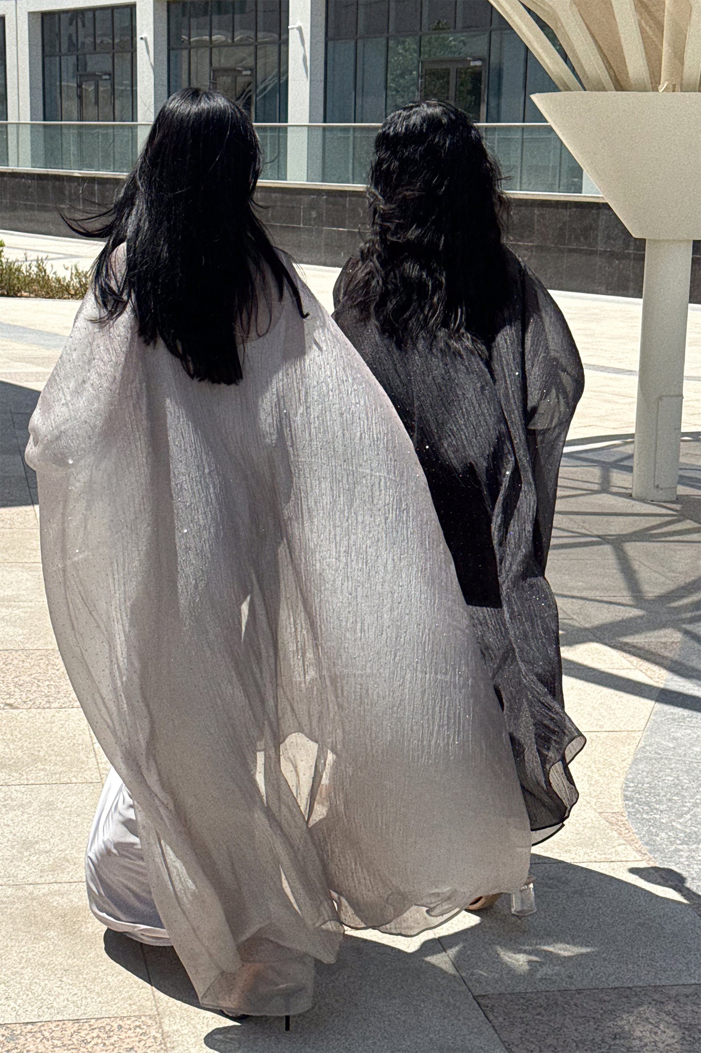 Grey Blink Abaya