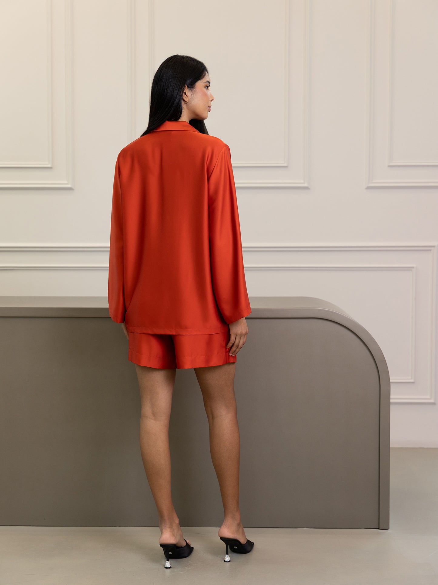 Orange Alua Shorts Set