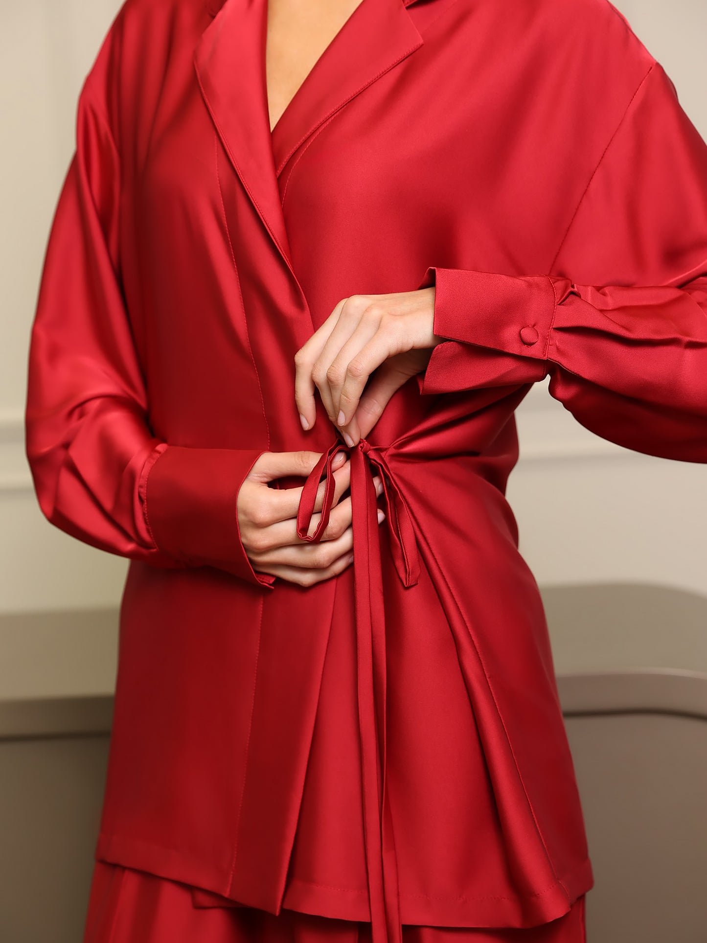 Red Kimono Set