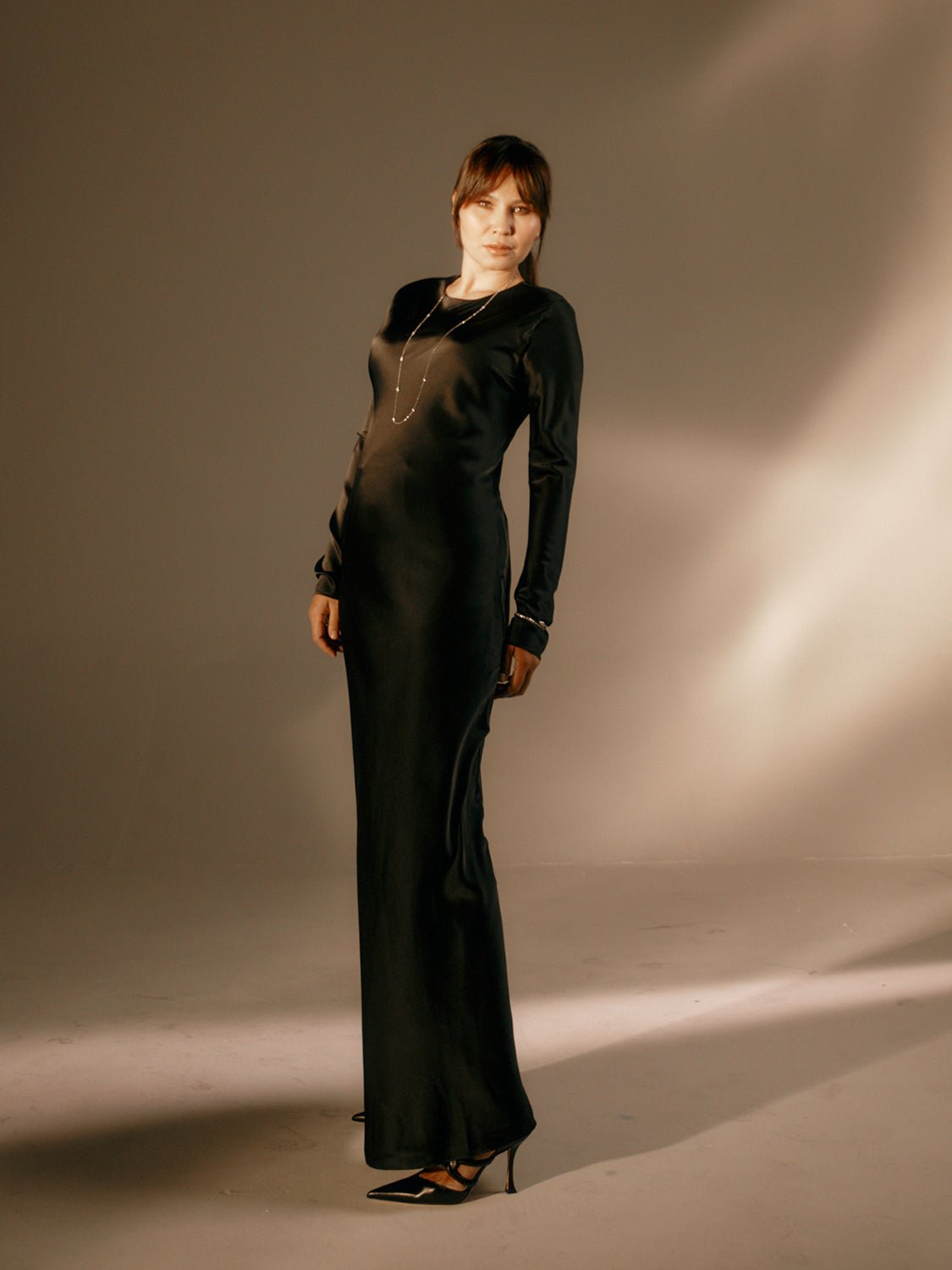 فستان ريما ماكسي أسود