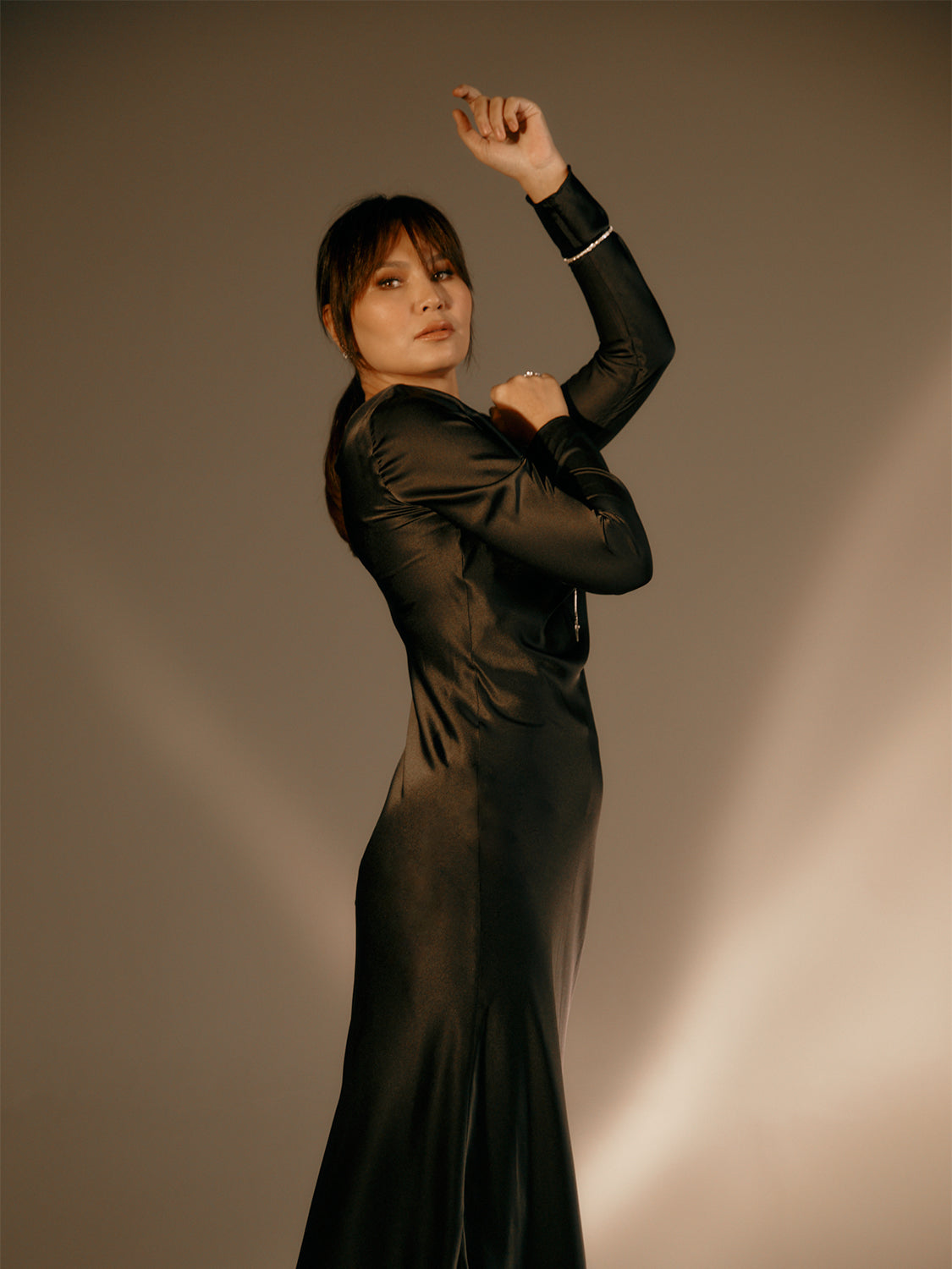 فستان ريما ماكسي أسود