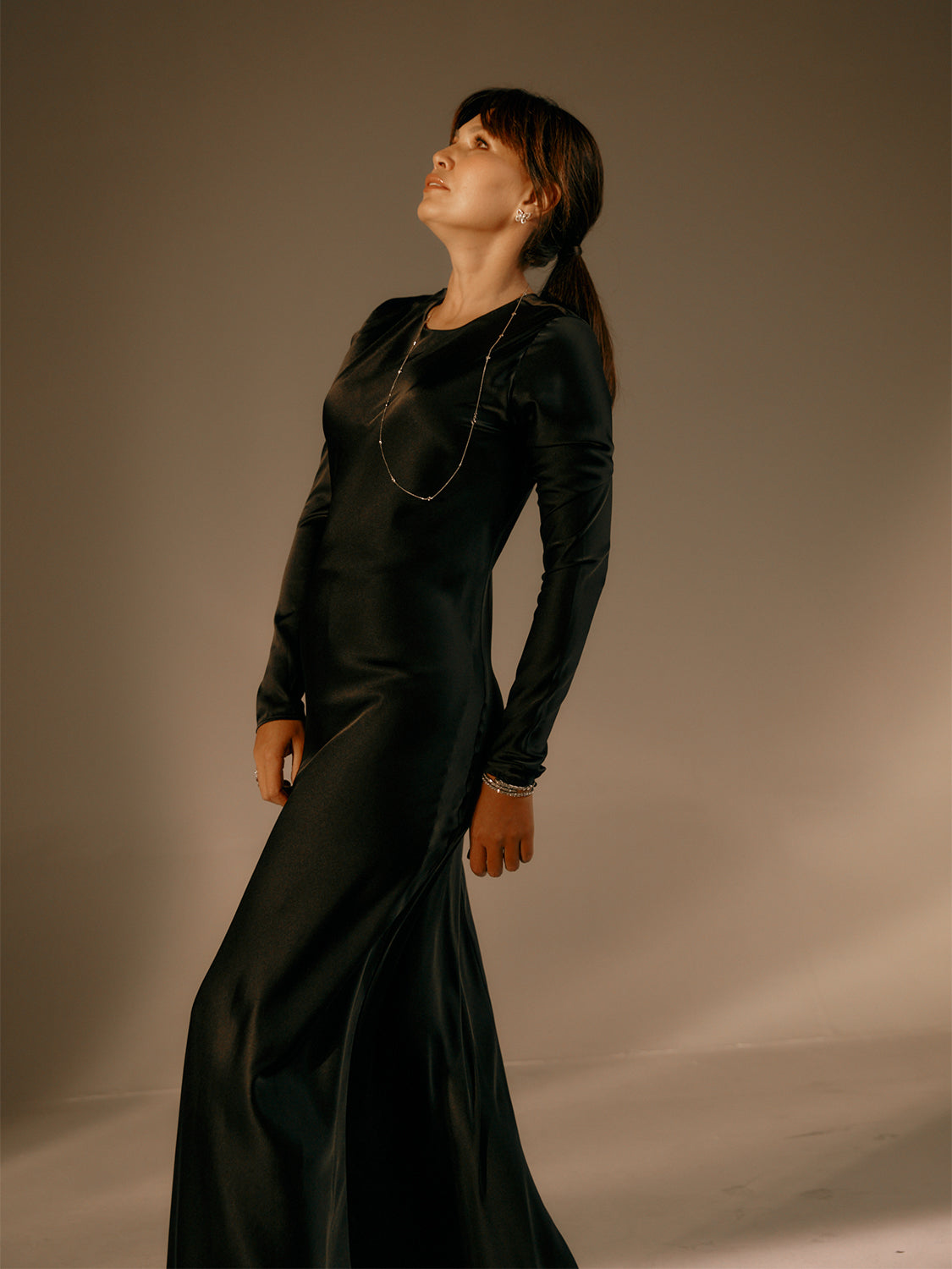 فستان ريما ماكسي أسود