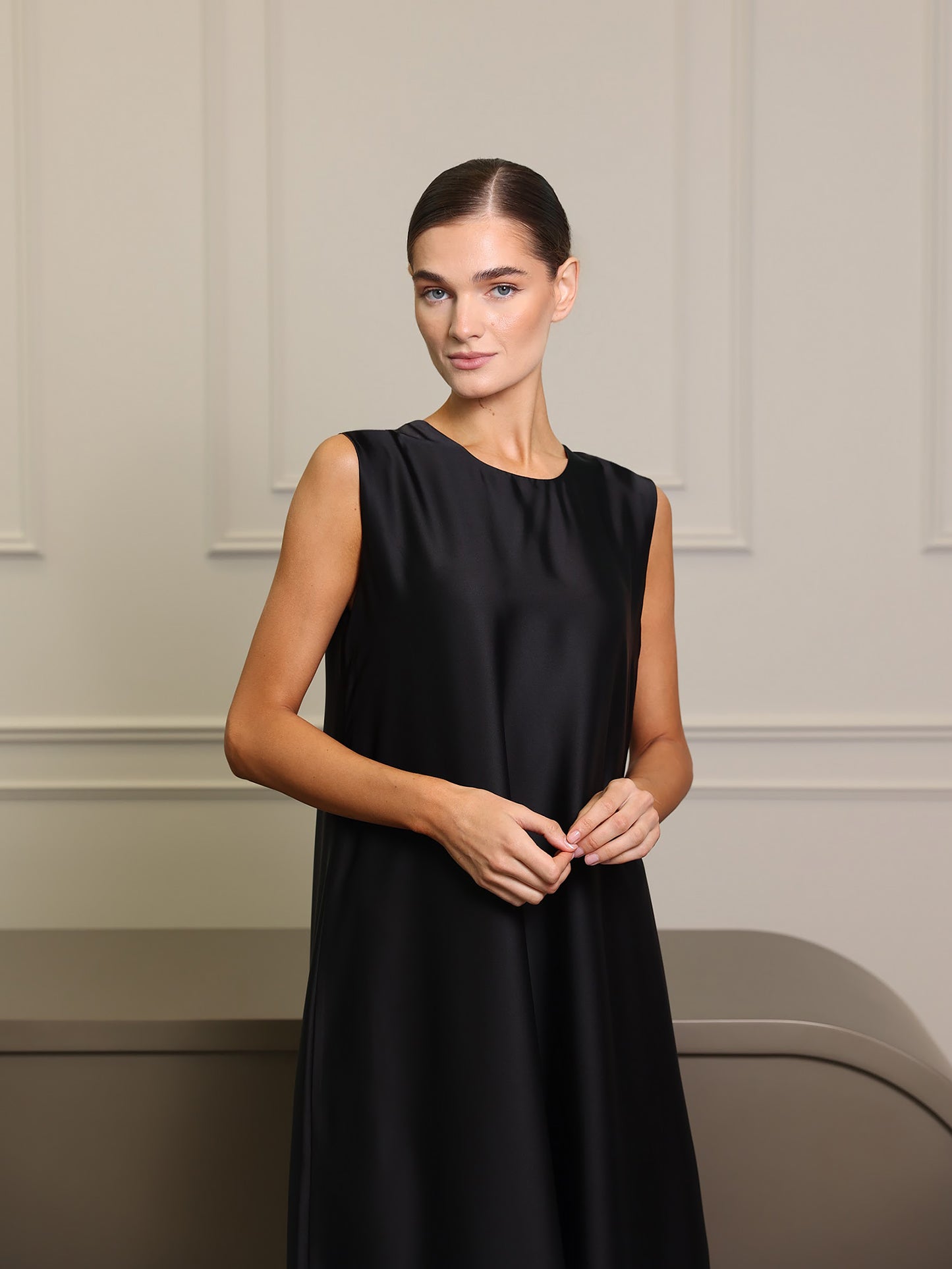 Black Dana Bell Dress Set