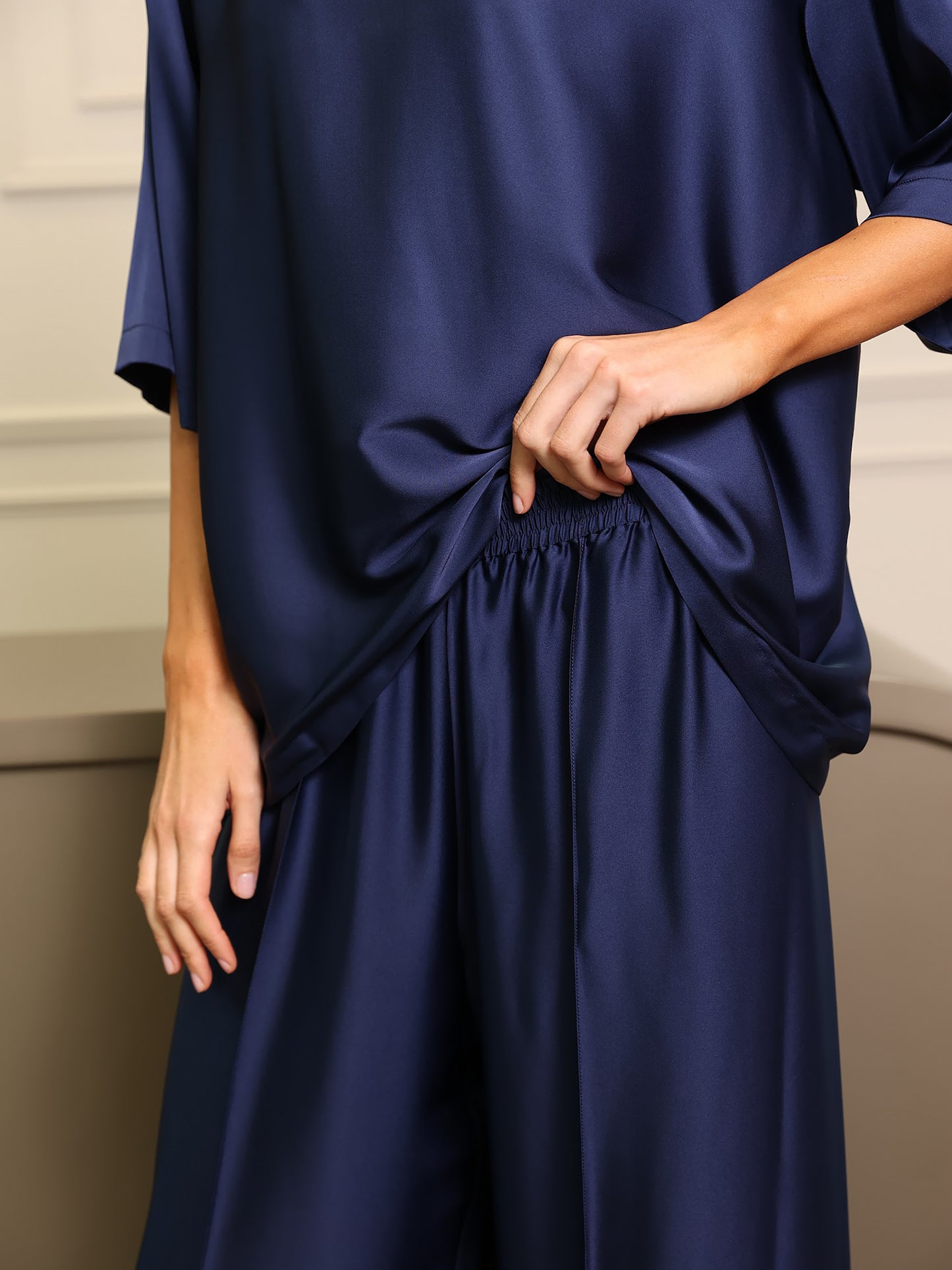 Navy Blue Dana Wide Set