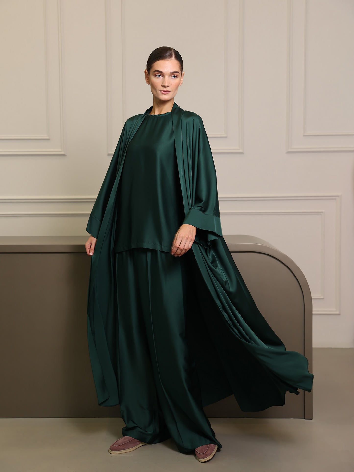 Dark Green Dana Wide Set