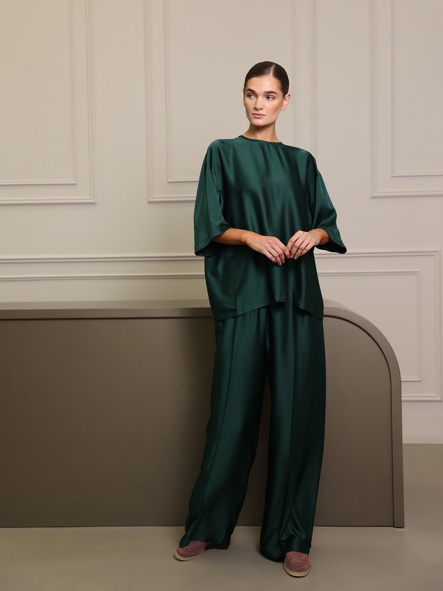 Dark Green Dana Wide Set