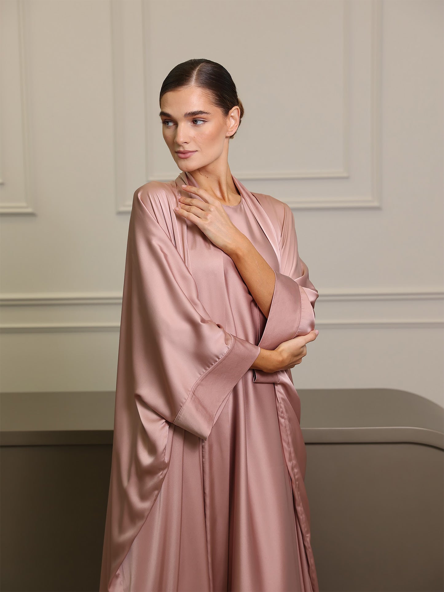 Dusty Rose Dana Wide Dress Set