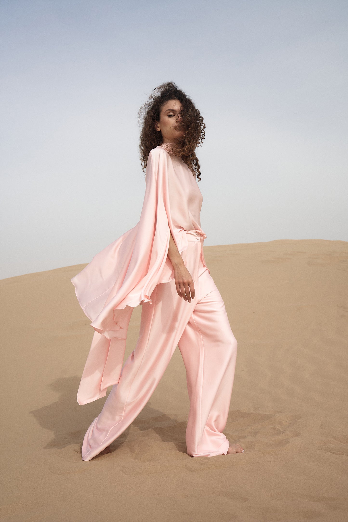 Rosè Lina Cape Co-ord Set