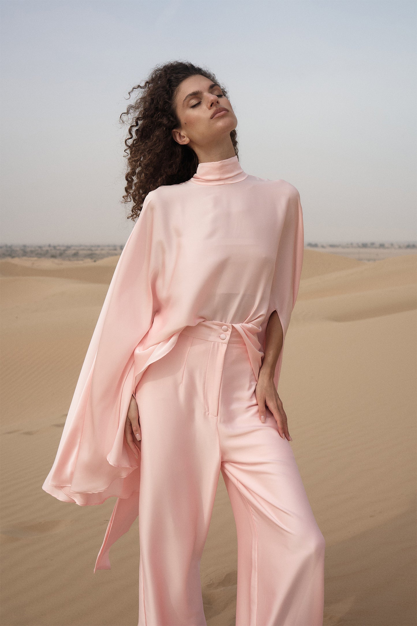 Rosè Lina Cape Co-ord Set