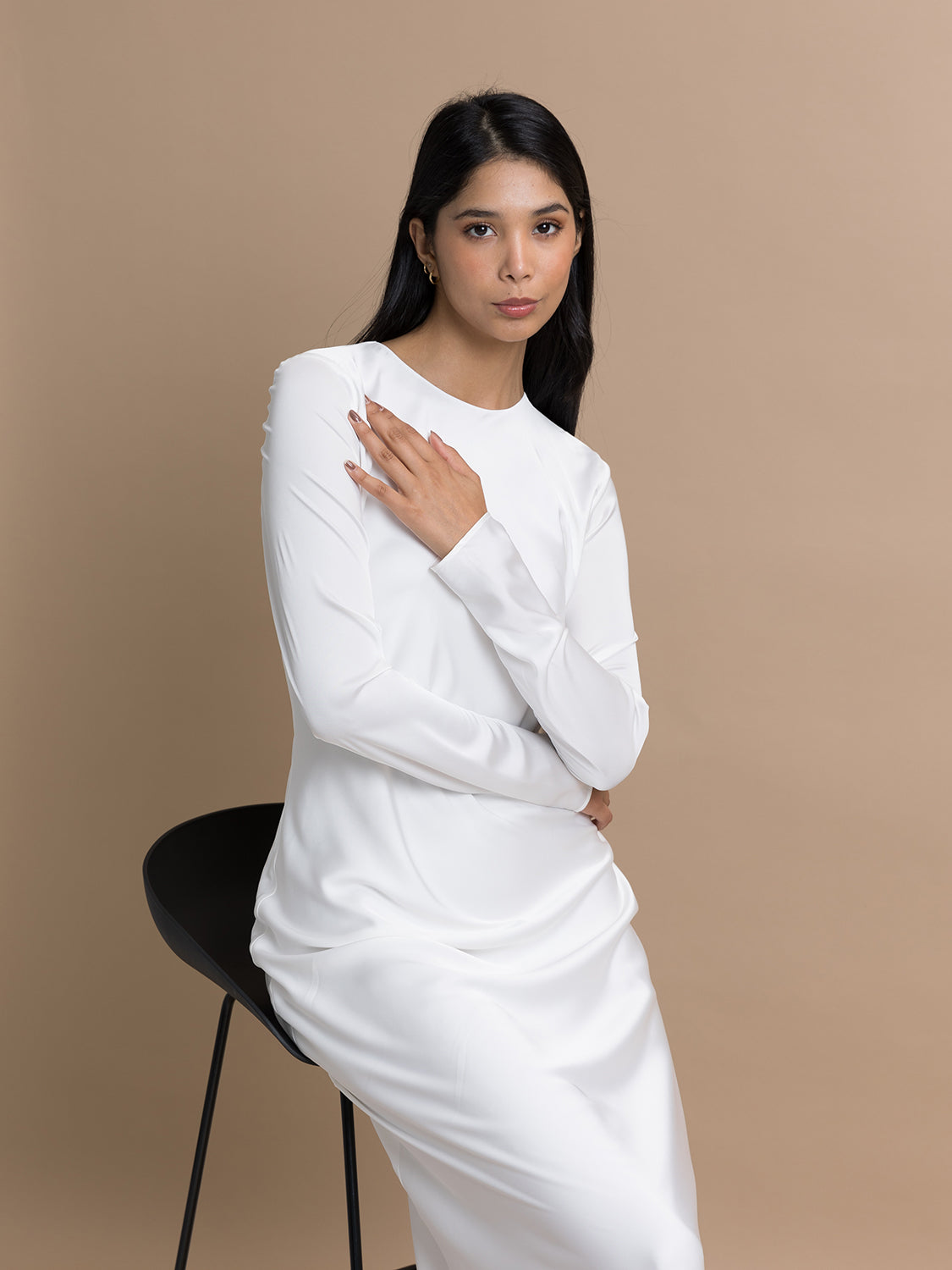 فستان ريما ماكسي أبيض