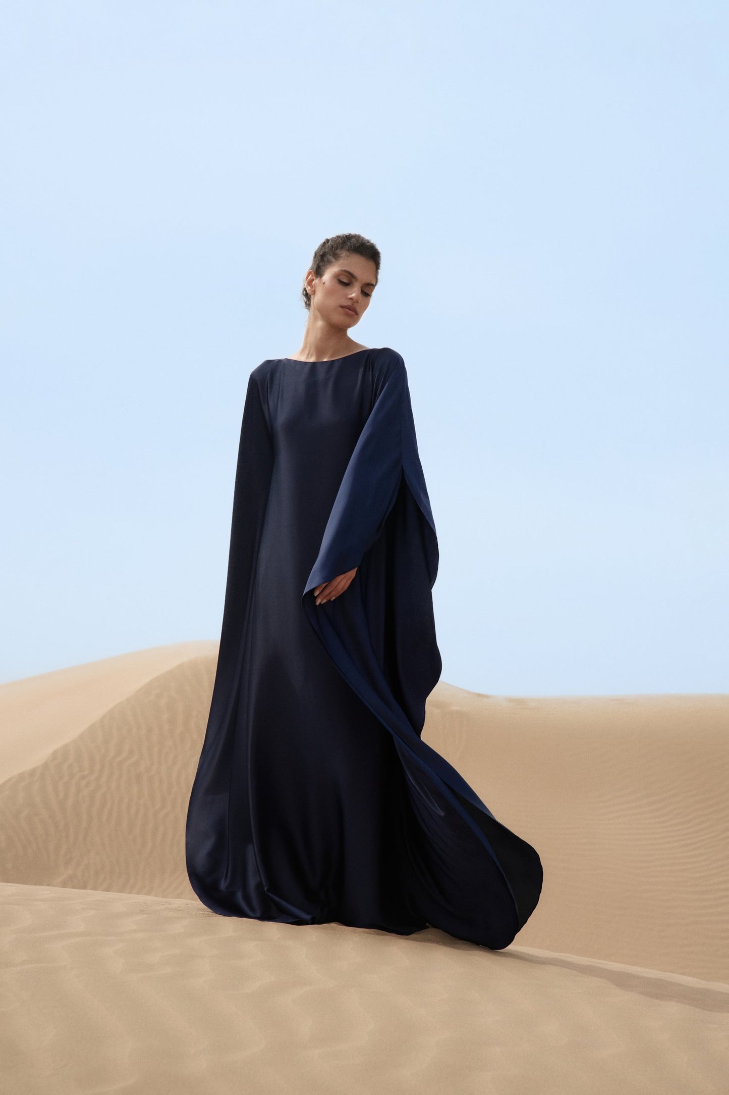 Navy Blue Grace Kaftan