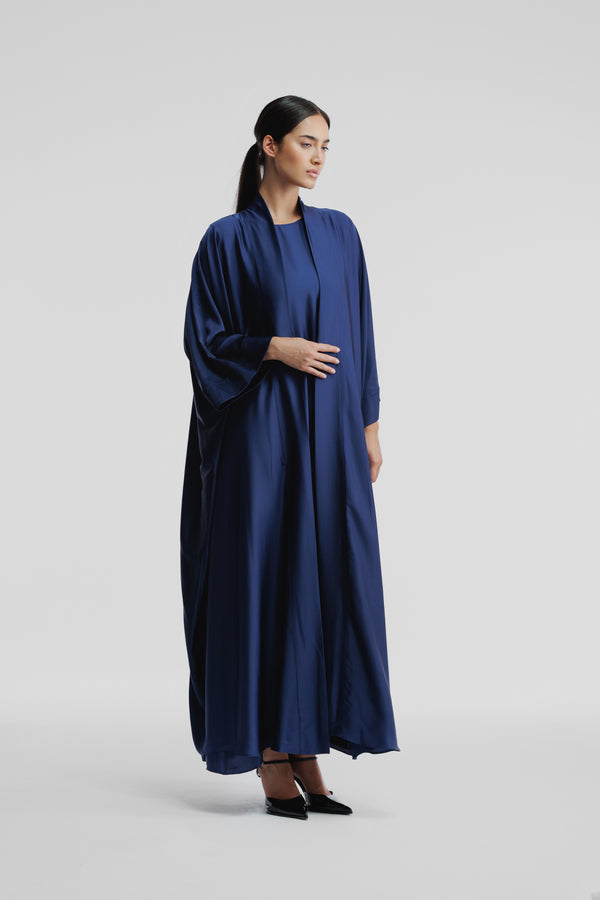 Navy Blue Dana Wide Dress Set