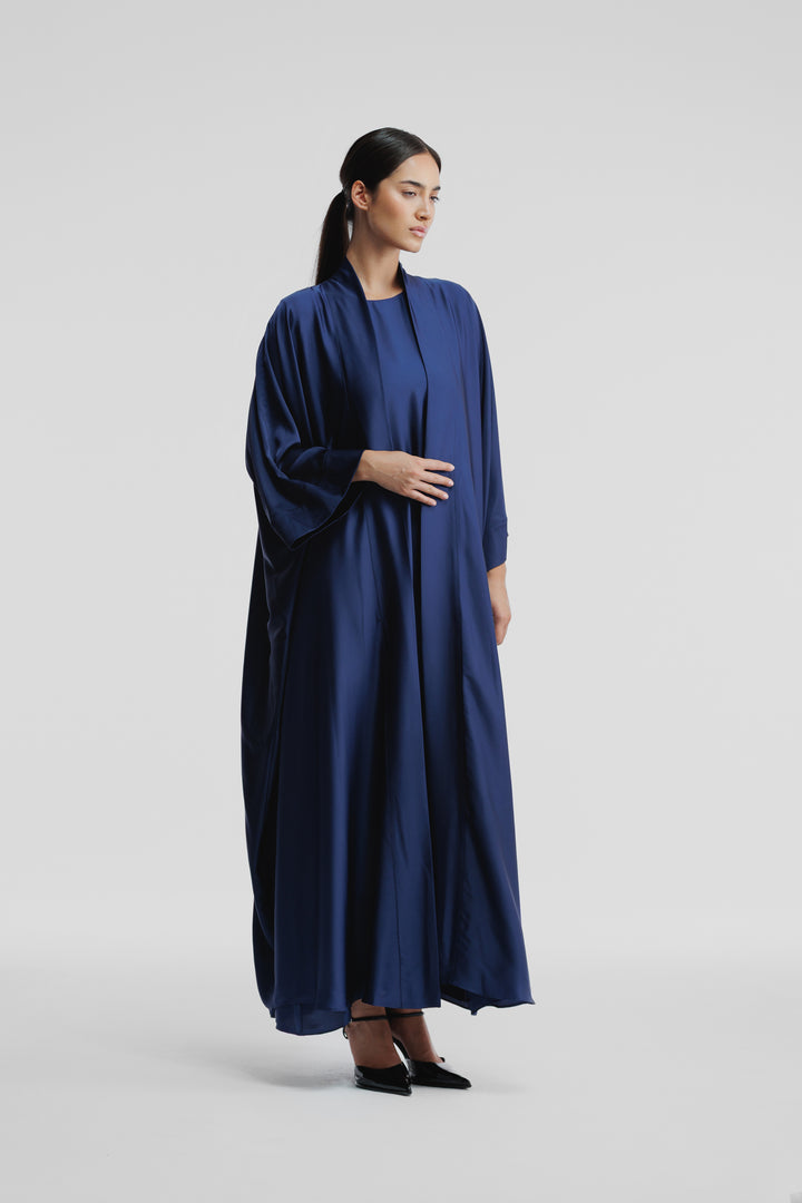 Navy Blue Dana Wide Dress Set