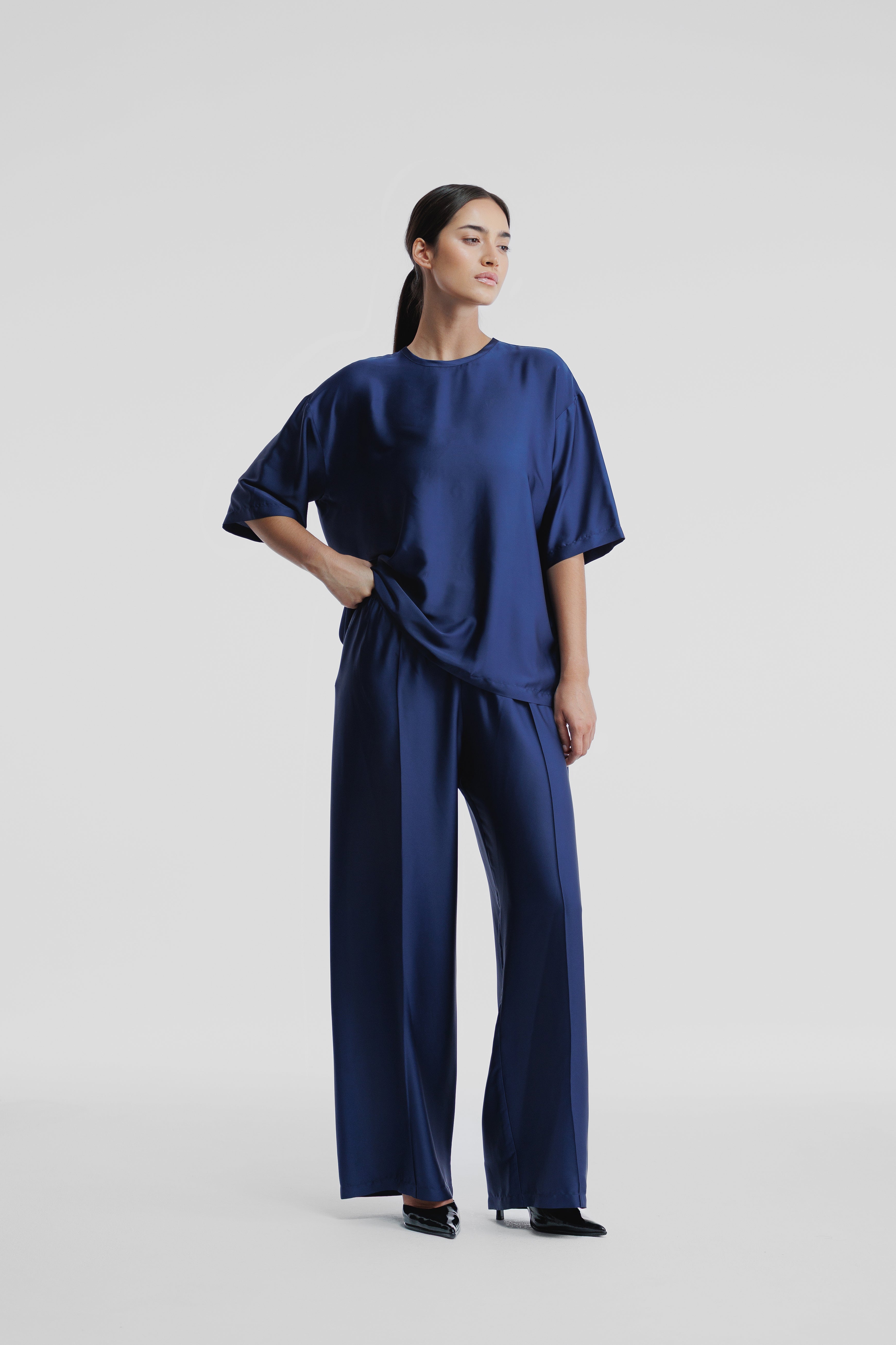 Navy Blue Dana Wide Set