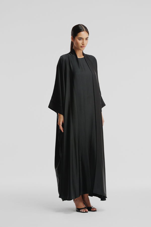 Black Dana Wide Dress Set