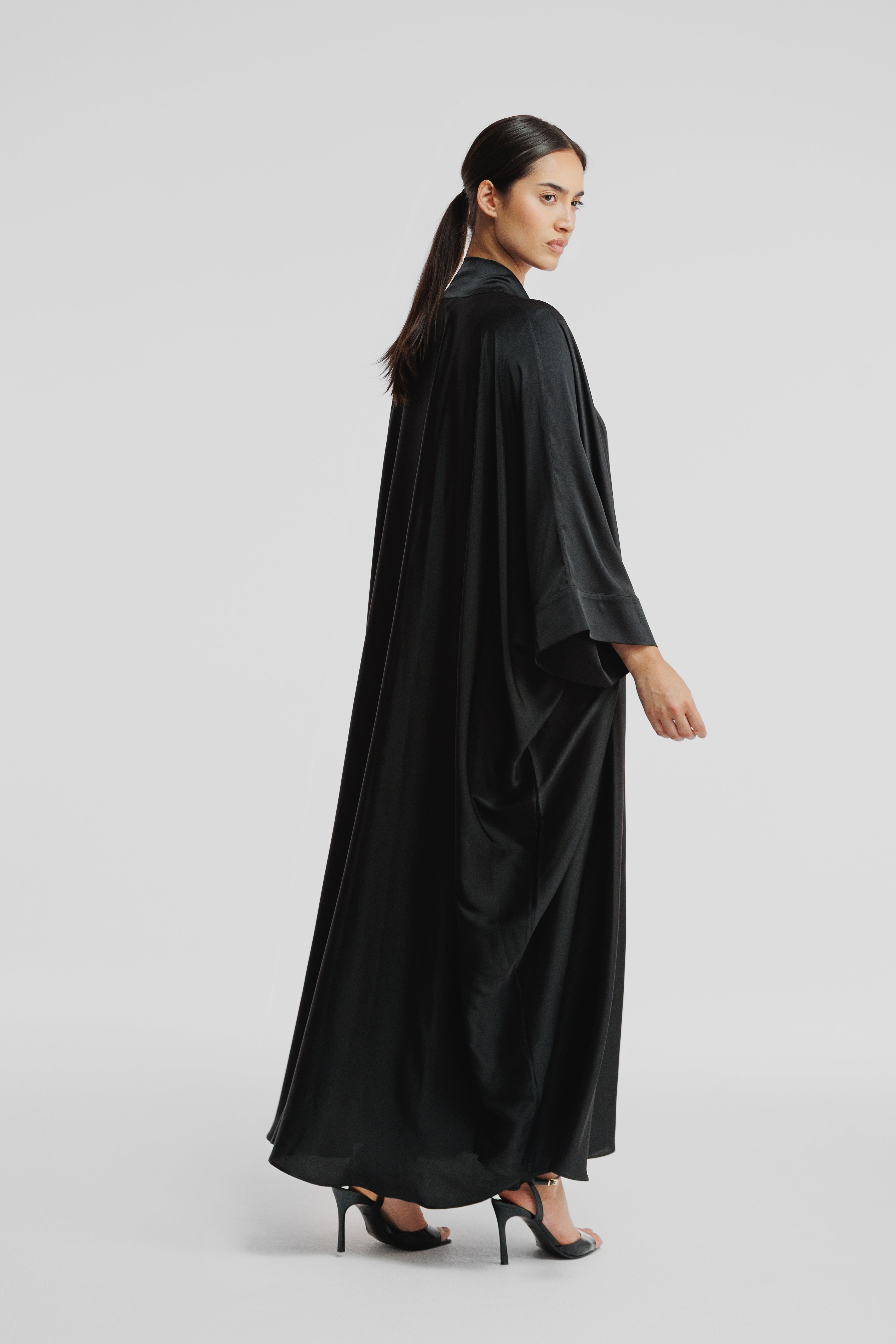 Black Dana Wide Dress Set
