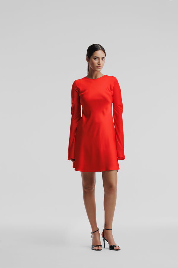 Red Bell Short Dress