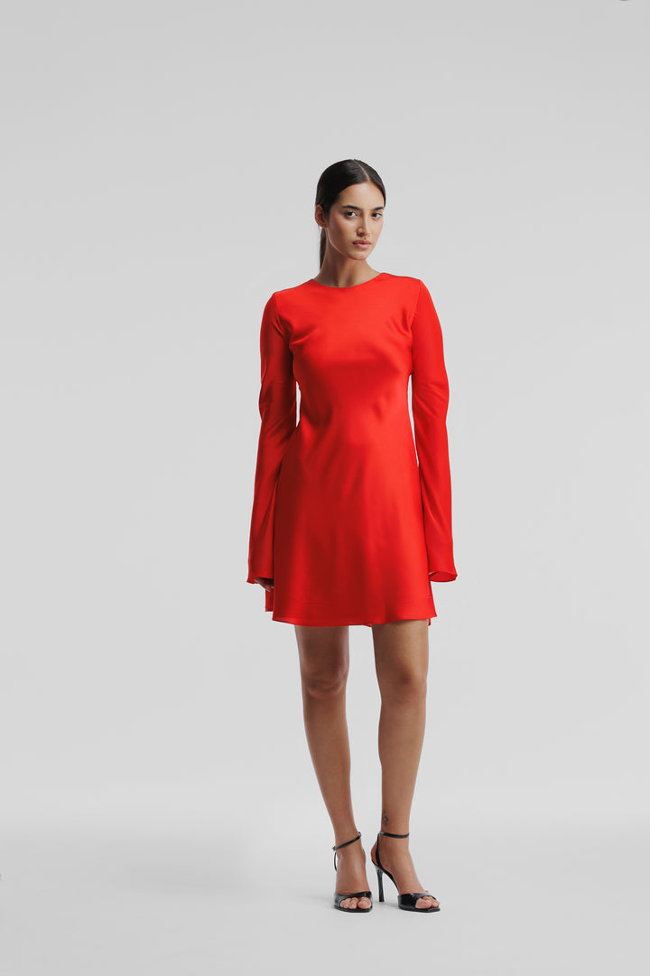 Red Bell Short Dress
