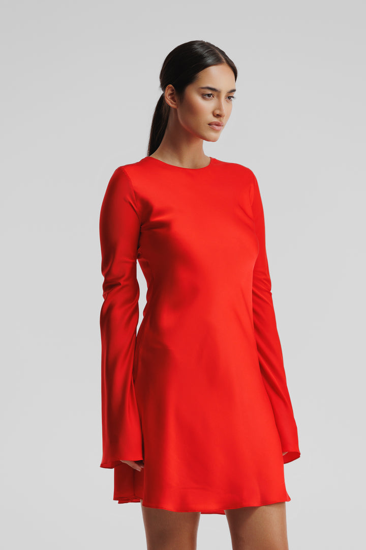 Red Bell Short Dress