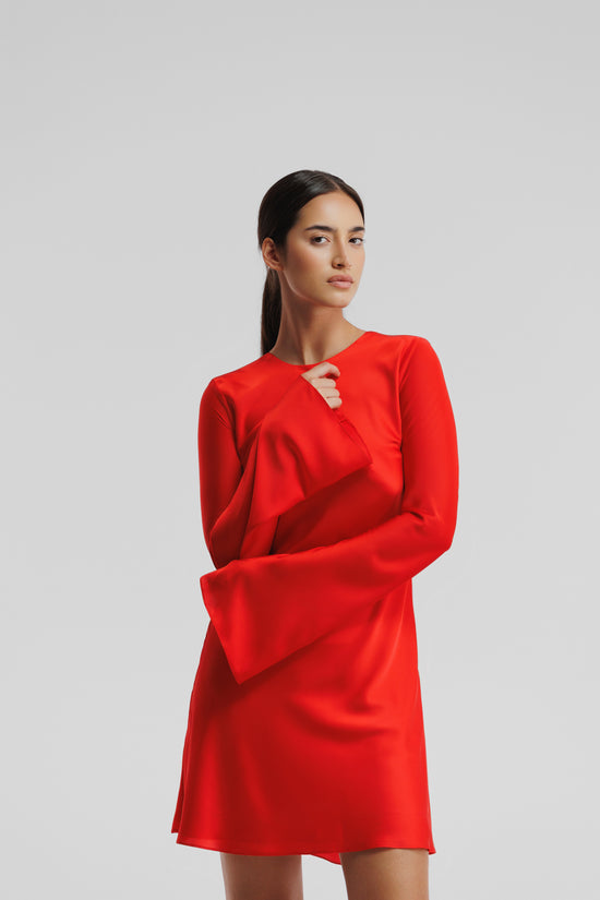 Red Bell Short Dress