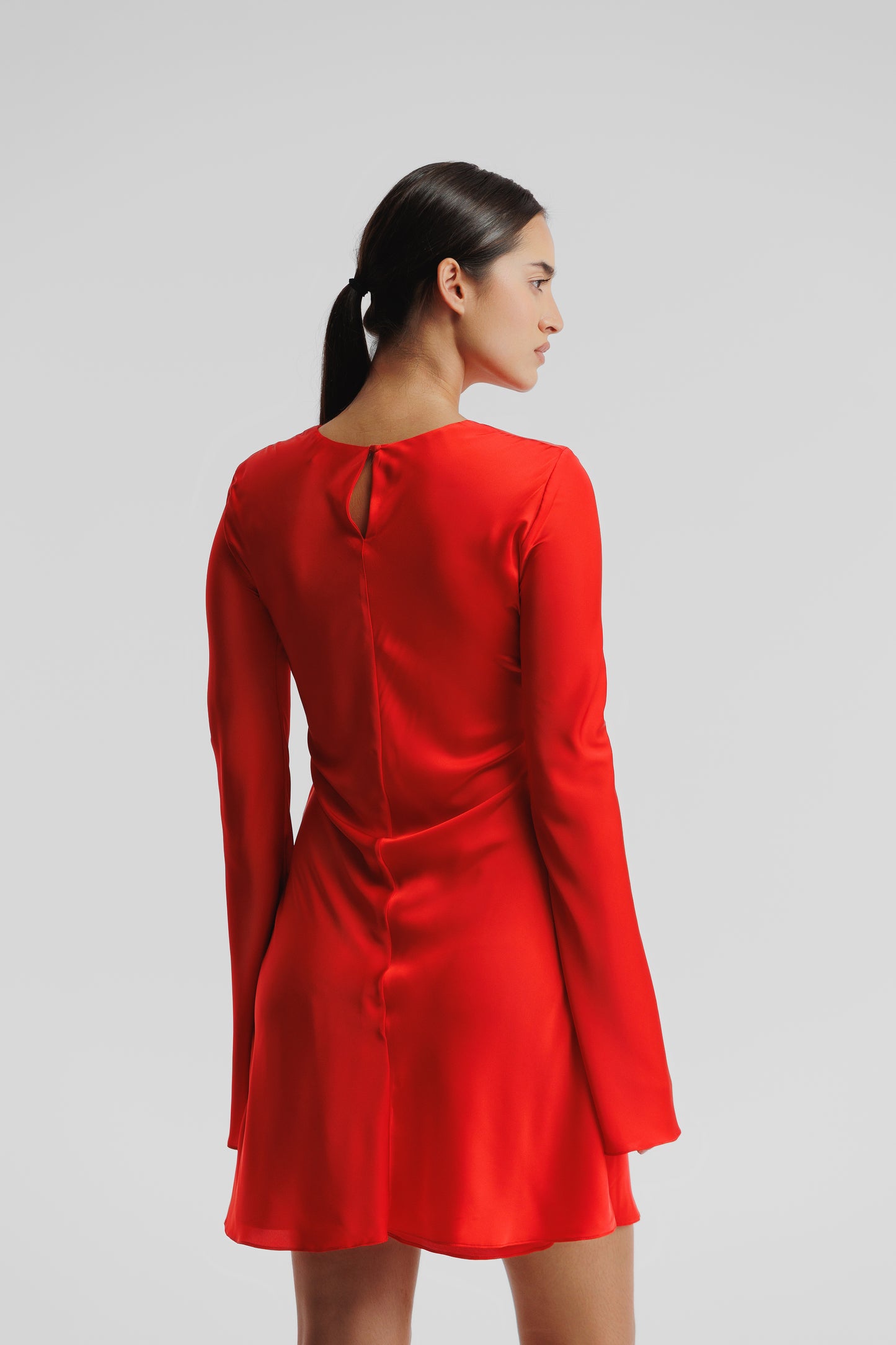 Red Bell Short Dress