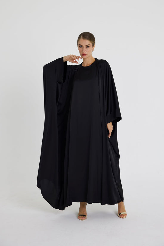 Black Dana Wide Dress Set