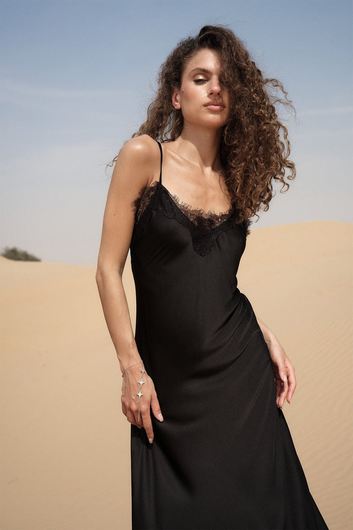 Black Dress With Lace