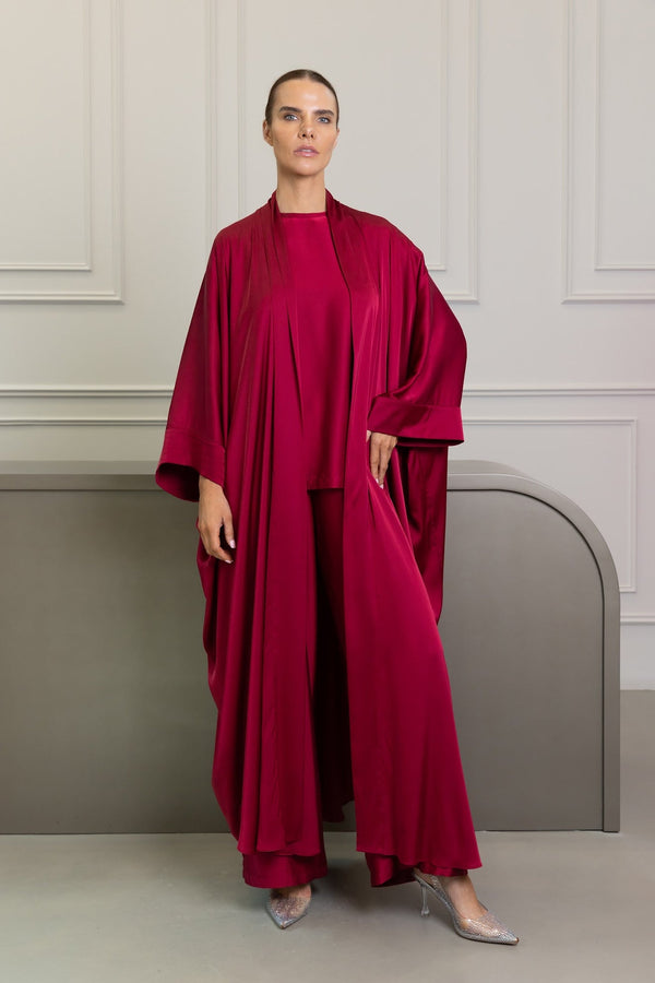 Burgundy Dana Wide Set