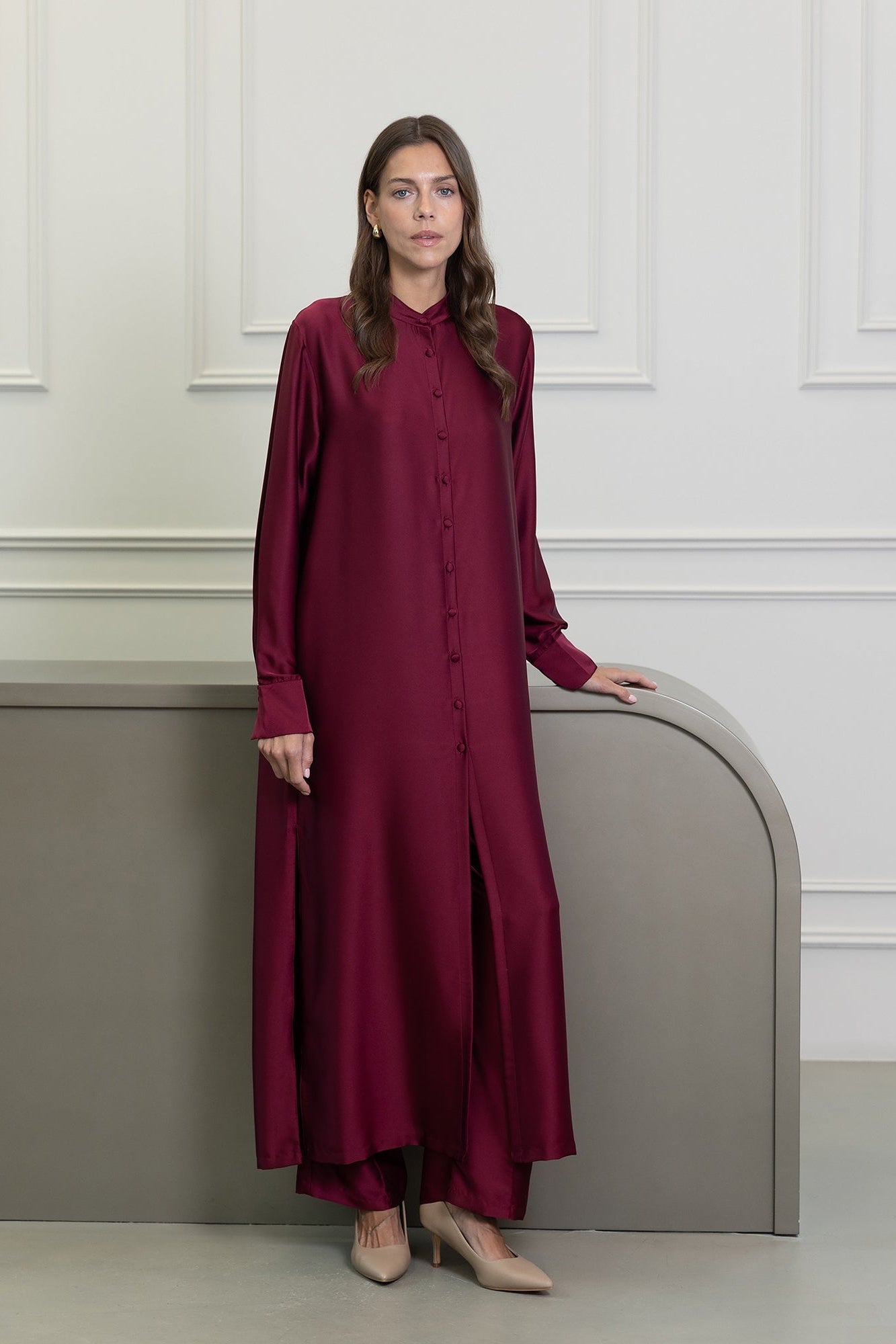Burgundy Dari Set