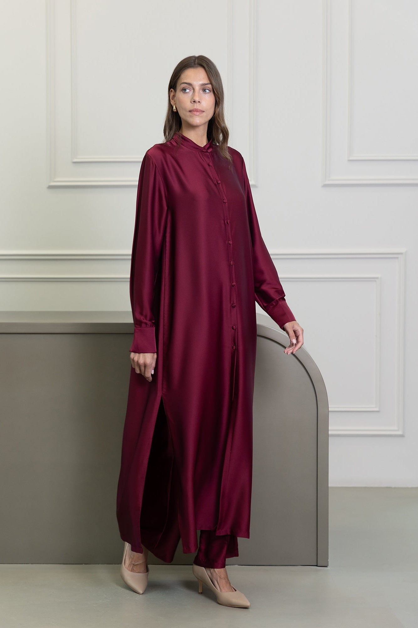 Burgundy Dari Set