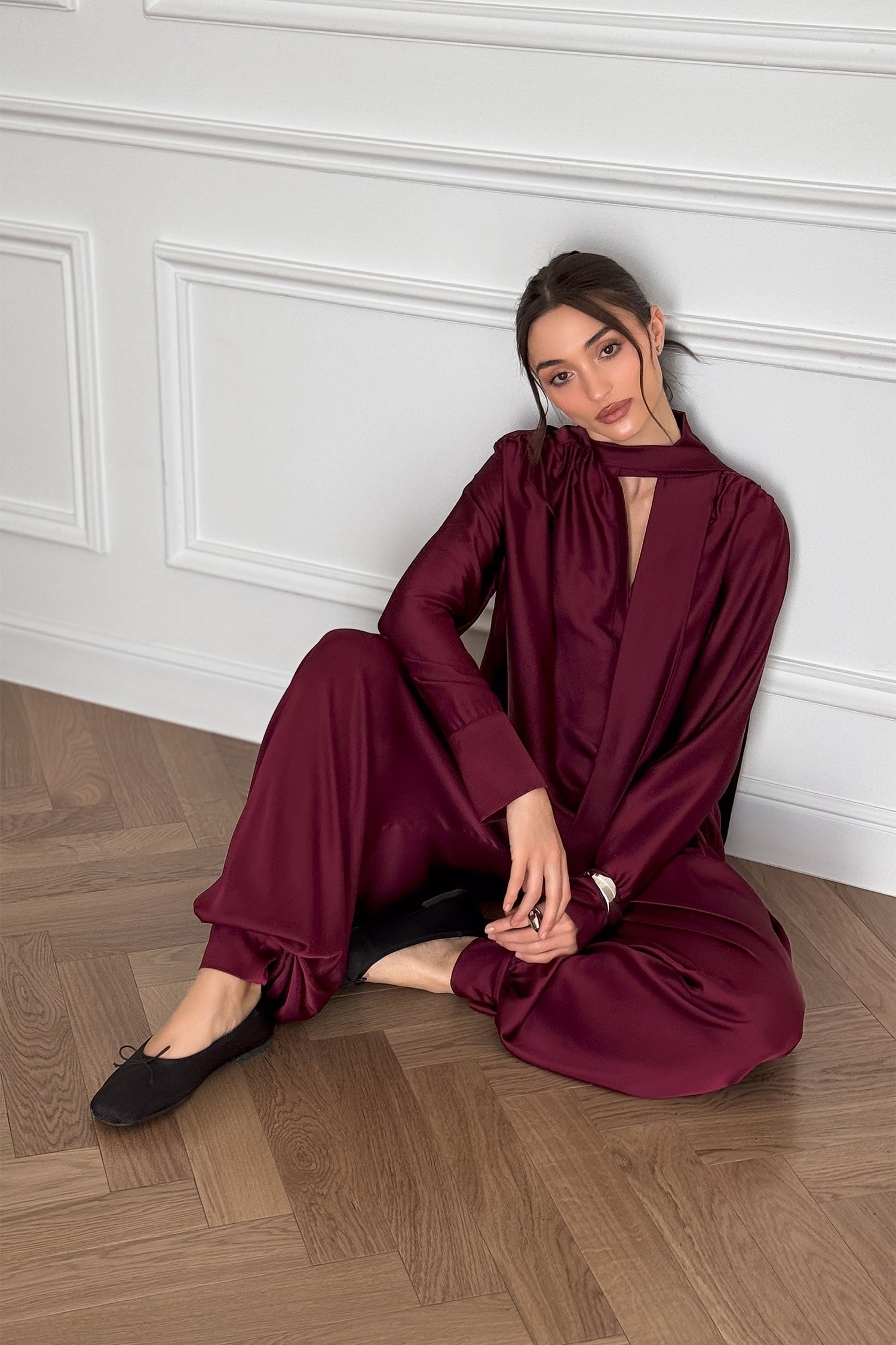 Burgundy Noora Set