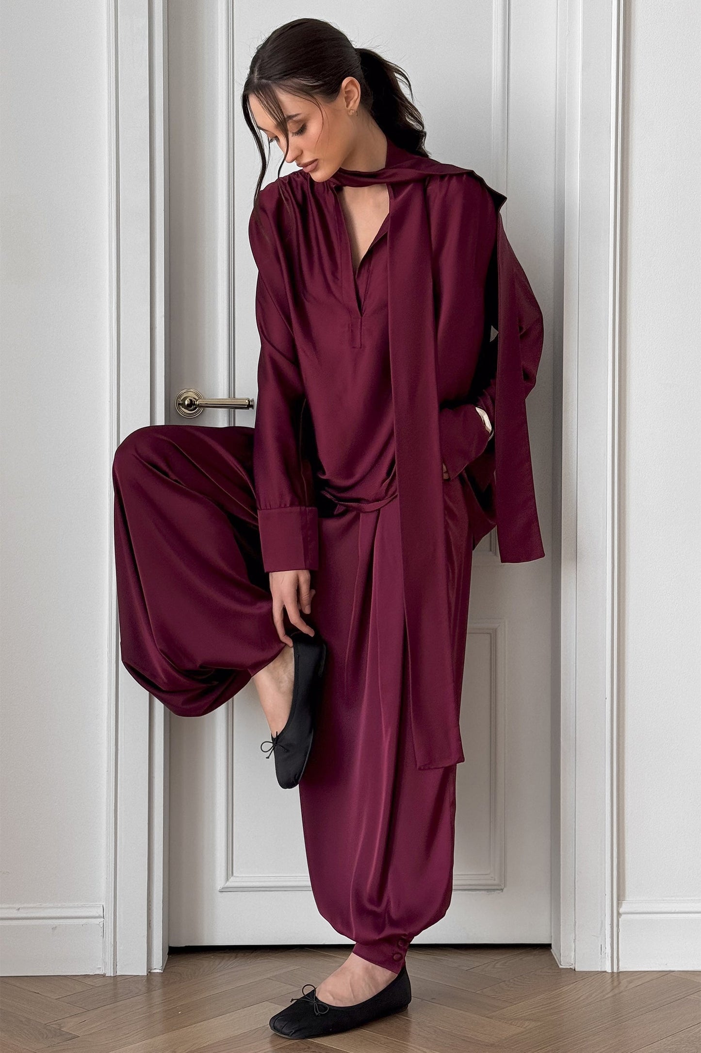 Burgundy Noora Set