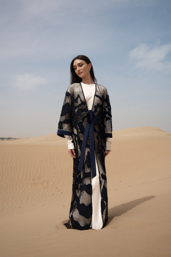 Navy Blue Aisha Cape