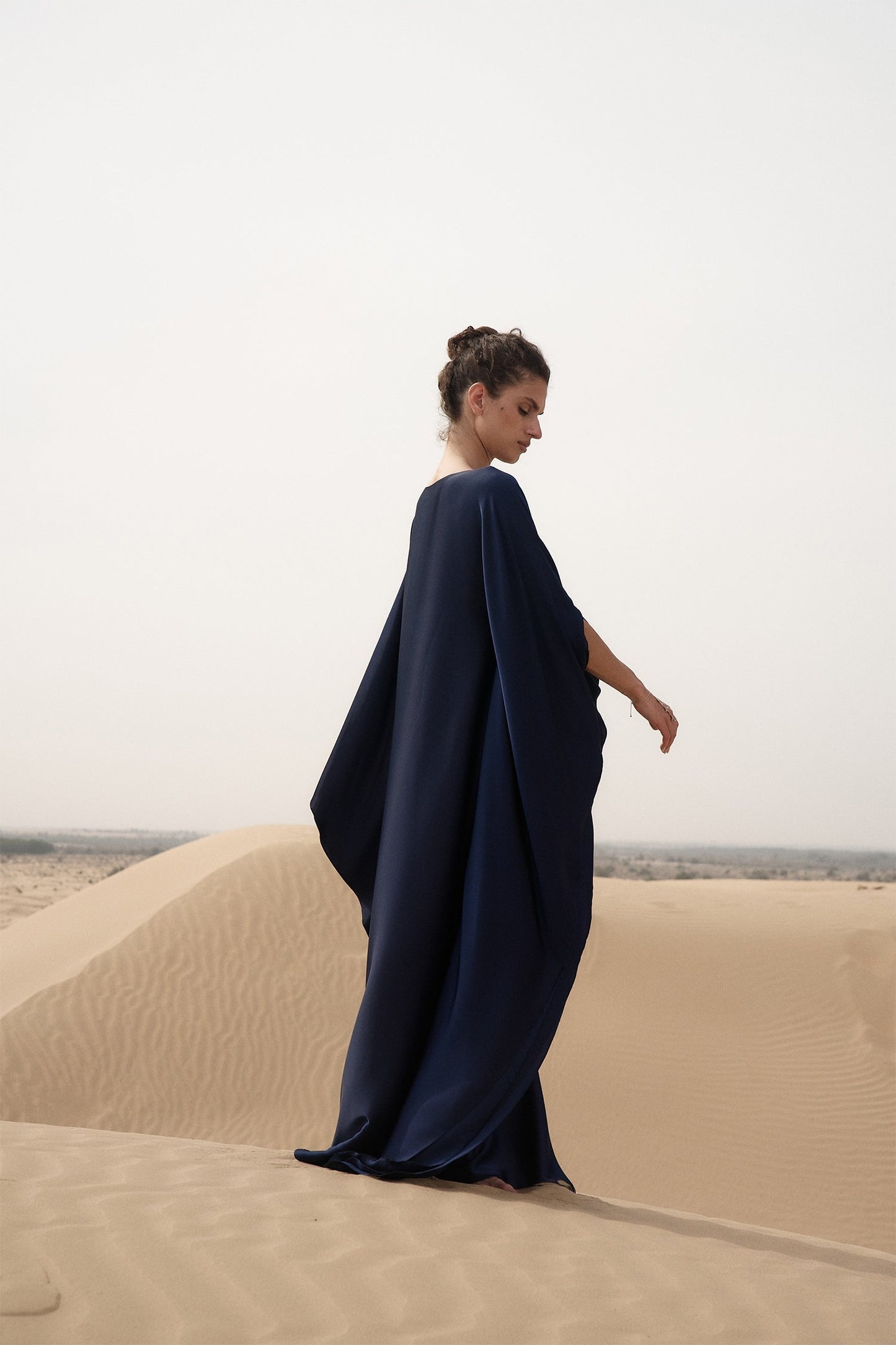 Navy Blue Grace Kaftan