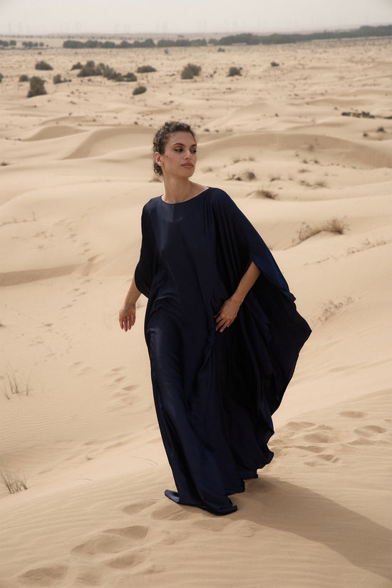 Navy Blue Grace Kaftan
