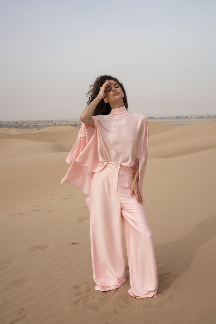 Rosè Lina Cape Co-ord Set