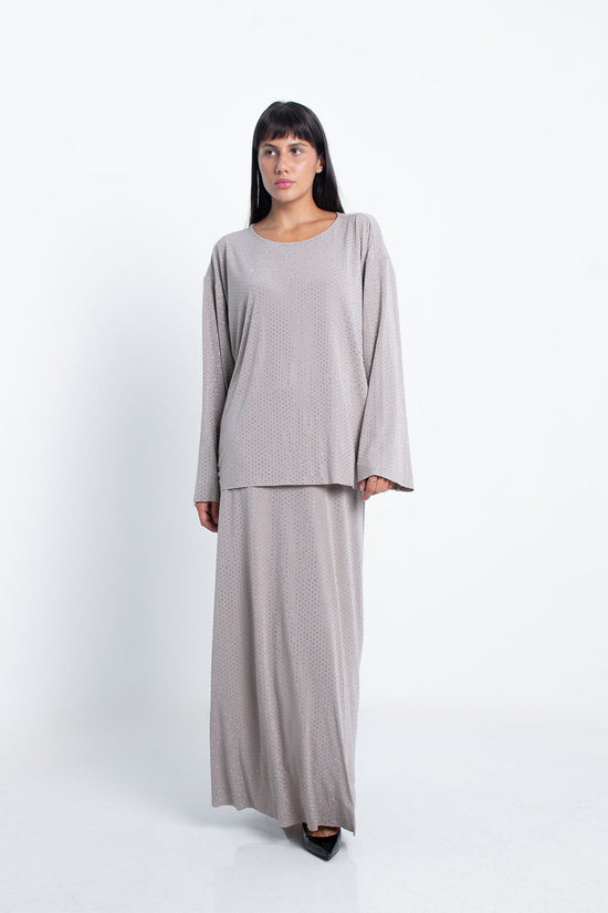 Silver Nara Skirt Set