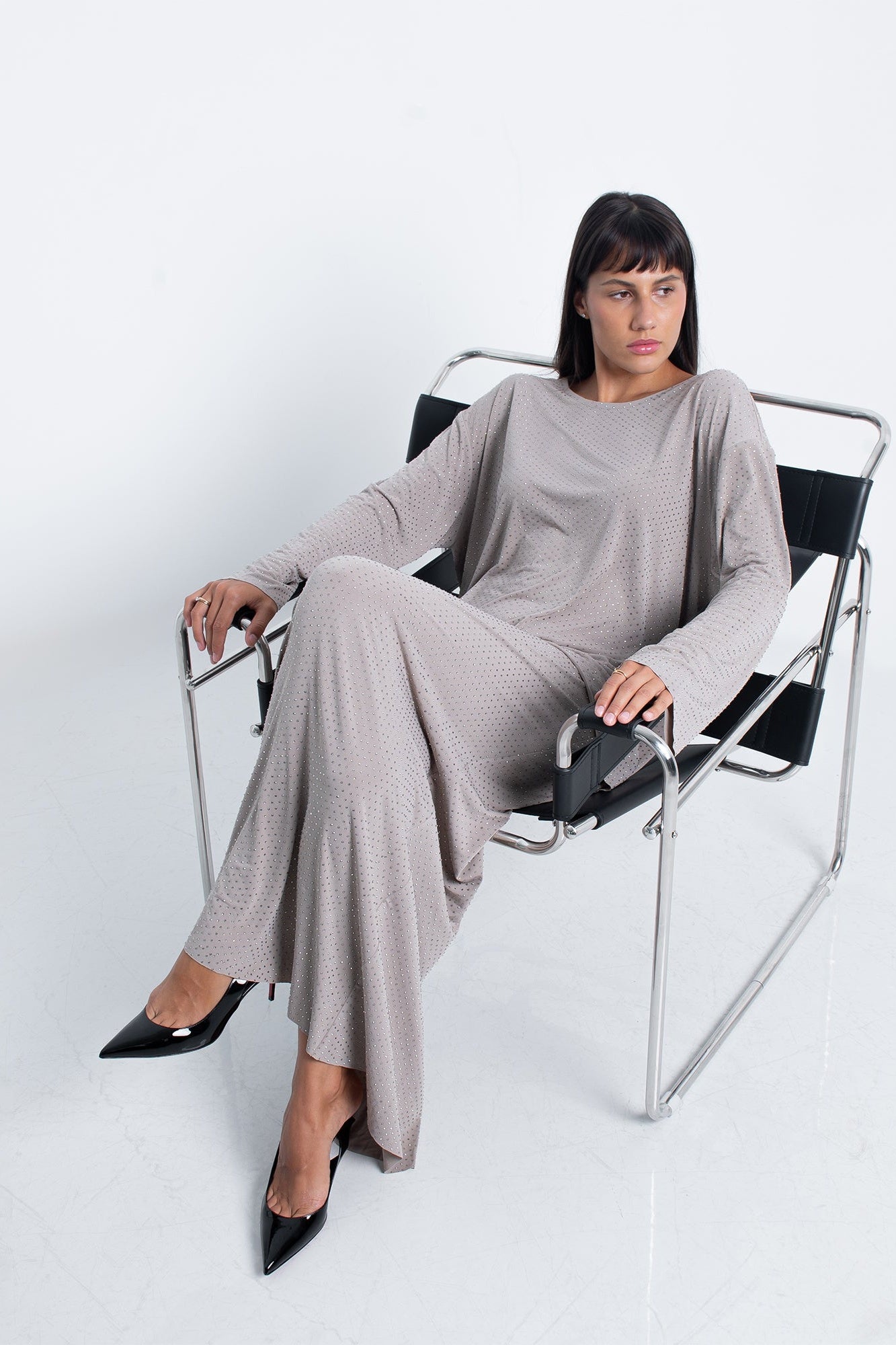 Silver Nara Skirt Set