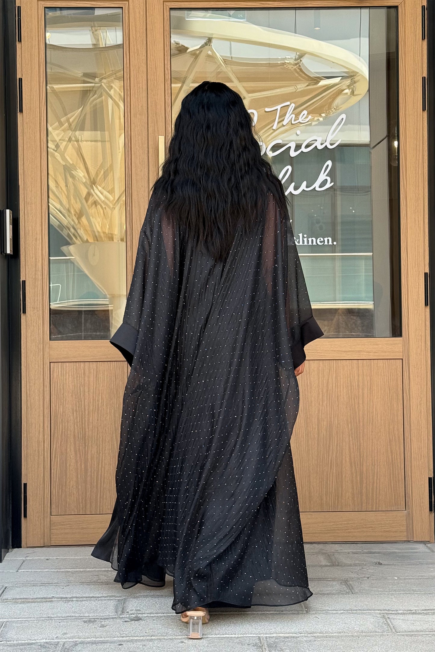 Black Blink Abaya