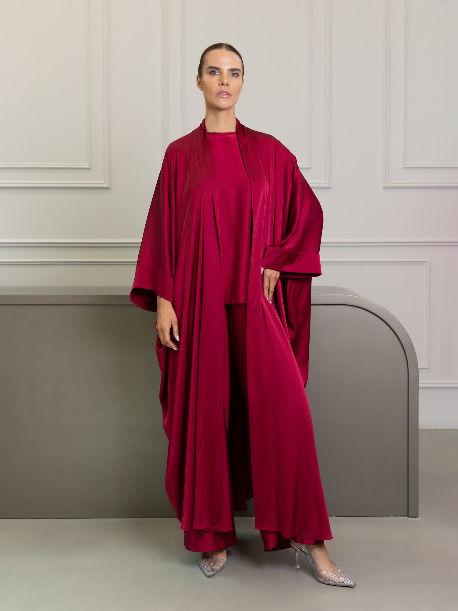 Burgundy Dana Wide Set