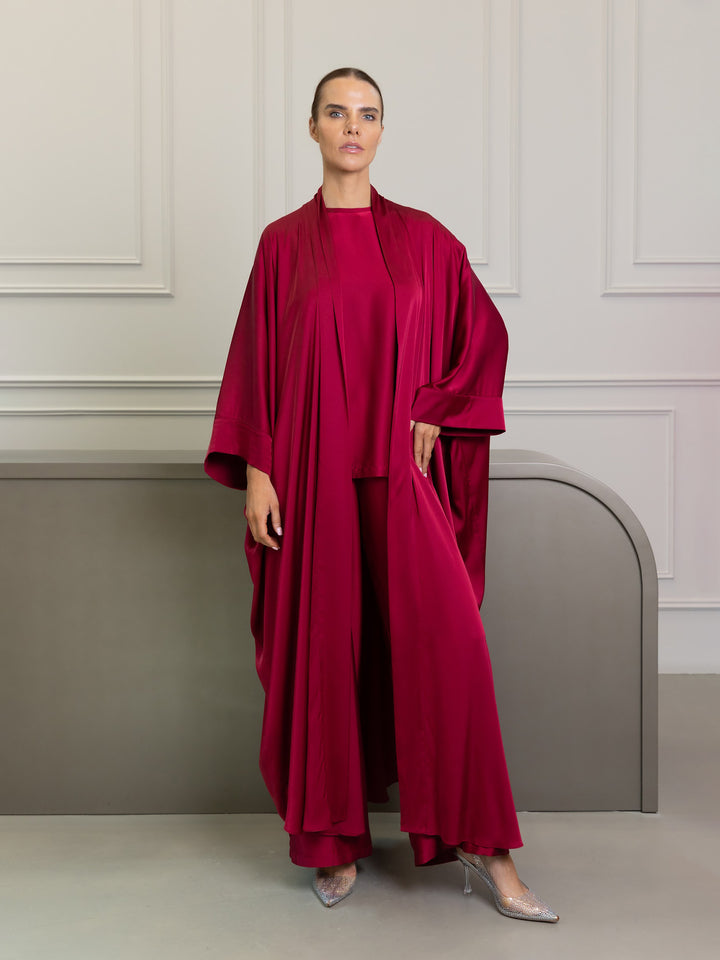 Burgundy Dana Wide Set